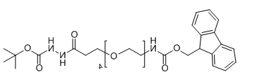 CAS:1263044-77-4;Fmoc-NH-PEG4-HZ-BOC;分子式:C31H43N3O9