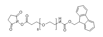 CAS: 1334170-03-4;Fmoc-NH-PEG8-NHS;分子式:C38H52N2O14
