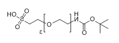 CAS :1817735-32-2;Boc-NH-PEG3-SO3H;分子式：  C13H27NO8S