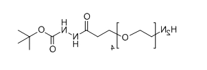 CAS:1263047-17-1;NH2-PEG4-HZ-Boc;分子式: C16H33N3O7