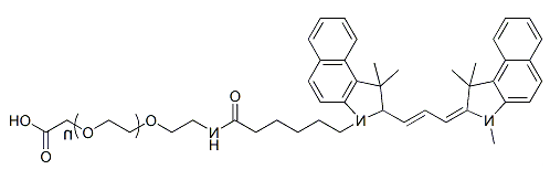 Cy3.5-PEG-COOH；Cy3.5-PEG-Acetic Acid；CY3.5-聚乙二醇-羧基