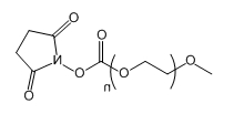 mPEG-Succinimidyl ester；mPEG-SC；甲氧基聚乙二醇琥珀酰亚胺酯