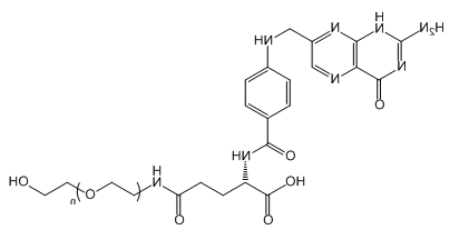 FA-PEG-OH；Folic Acid-PEG-Hydroxy；叶酸-聚乙二醇-羟基