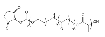 PLGA(2K)-PEG-SC;聚(乳酸-共-乙醇酸)(2K)-聚乙二醇-琥珀酰亚胺酯 PLGA(2K)-PEG-SC;聚(乳酸-共-乙醇酸)(2K)-聚乙二醇-琥珀酰亚胺酯