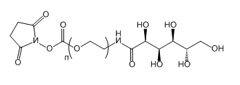 Gluconic acid-PEG-SC；葡萄糖酸-聚乙二醇-琥珀酰亚胺酯
