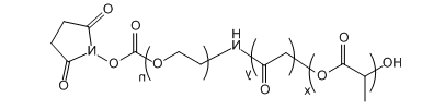 PLGA(10K)-PEG-SC；Poly(lactic-co-glycoclic acid)(10K)-PEG-NHS