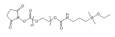 Monoethoxylsilane-PEG-SC；单乙氧基硅烷-聚乙二醇-琥珀酰亚胺碳酸酯