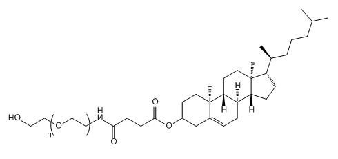 CLS-PEG-OH；Cholesterol-PEG-Hydroxy；胆固醇-聚乙二醇