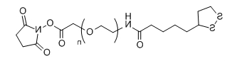 LA-PEG-SCM；Lipoamido-PEG-Succinimidyl Carboxymethyl Ester