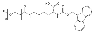 Fmoc-Lys-PEG8-OH；Fmoc-赖氨酸-八聚乙二醇-羟基；Fmoc-Lysine-PEG8-OH