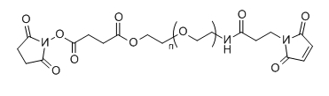 Mal-PEG-SS；Maleimide-PEG-Succinimidyl Succinate ester