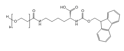 Fmoc-Lys-PEG4-OH，Fmoc-赖氨酸-四聚乙二醇-羟基，Fmoc-Lysine-PEG4-OH