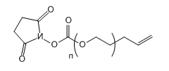 Succinimidyl ester-PEG-Alkene；  NHS-PEG-Alkene；活性酯-聚乙二醇-烯基