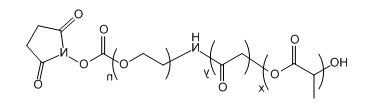 PLGA(5K)-PEG-NHS；聚（乳酸-共-乙醇酸）(5K)-聚乙二醇-活性酯