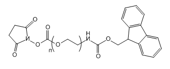 Fmoc-NH-PEG-SC；芴甲氧羰酰基-亚氨基-聚乙二醇-活性酯