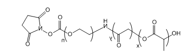 PLGA(5K)-PEG-NHS；聚（乳酸-共-乙醇酸）(5K)-聚乙二醇-活性酯