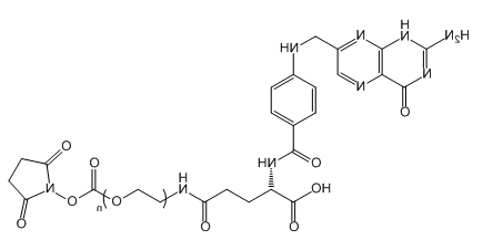 FA-PEG-NHS；Folic Acid-PEG-NHS； 叶酸-聚乙二醇-活性酯