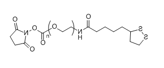 LA-PEG-SC;α-硫辛酸基-ω-琥珀酰亚胺碳酸酯基聚乙二醇 LA-PEG-SC;α-硫辛酸基-ω-琥珀酰亚胺碳酸酯基聚乙二醇