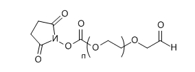 ALD-PEG-SC；CHO-PEG-SC；α-醛基-ω-琥珀酰亚胺酯基聚乙二醇