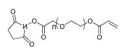AC-PEG-SCM；α-丙烯酸酯基-ω-琥珀酰亚胺碳酸酯基聚乙二醇