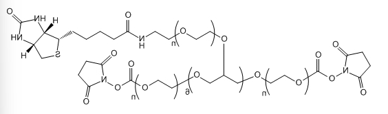8-ArmPEG-(2ARM-NHS,6ARM-Biotin)；应用于医学研究