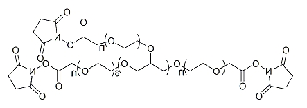 8-ArmPEG-SCM；八臂聚乙二醇琥珀酰亚胺羧甲基酯