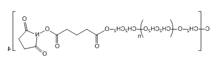 4-ArmPEG-SG;四臂聚乙二醇琥珀酰亚胺戊二酸酯 4-ArmPEG-SG;四臂聚乙二醇琥珀酰亚胺戊二酸酯