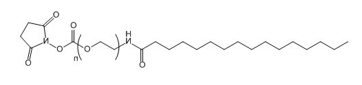 Palmitic acid-PEG-SC；软脂酸-聚乙二醇-琥珀酰亚胺酯