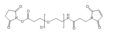 Mal-NH-PEG12-NHS；马来酰亚胺-十二聚乙二醇-丙酸琥珀酰亚胺酯