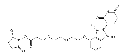 CAS ： 2639395-34-7；Thalidomide-O-PEG2-SPA