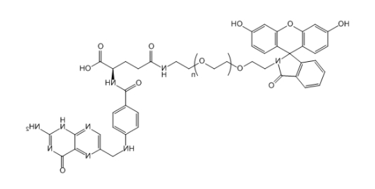荧光素-聚乙二醇-叶酸