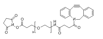 CAS： 1427004-19-0；DBCO-PEG4-SPA；氮杂二苯并环辛炔-四聚乙二醇-活性酯