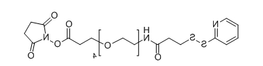 CAS：1334177-95-5；SDPD-PEG4-NHS；分子式：  C23H33N3O9S2