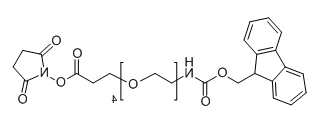 CAS ：1314378-14-7；Fmoc-NH-PEG4-NHS；分子式：  C30H36N2O10