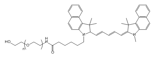 Cy5.5-PEG-OH；花青素Cy5.5-聚乙二醇；Cyanur5.5-PEG-OH