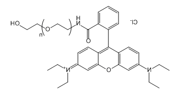 RB-PEG-OH，罗丹明B-聚乙二醇-羟基，Rhodamine B-PEG-Hydroxy