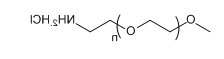 mPEG-NH2.HCl，甲氧基聚乙二醇-盐酸铵盐，甲氧基聚乙二醇-氯化铵