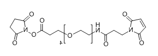 CAS：756525-99-2；Mal-NH-PEG4-NHS；马来酰亚胺-酰胺-四聚乙二醇-琥珀酰亚胺酯