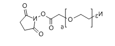 N3-PEG6-CH2CO2-NHS；Azido-PEG6-CH2CO2-NHS；分子式：  C18H30N4O9