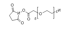 N3-PEG5-CH2CO2-NHS；Azido-PEG5-CH2CO2-NHS；分子式：  C16H26N4O9