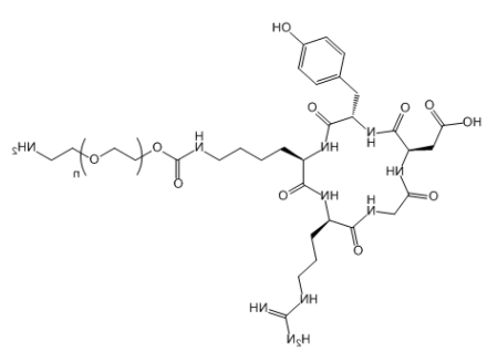cRGD-PEG-NH2；cRGD-PEG-Amine；环(RGD)-聚乙二醇-氨基