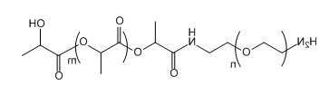 PLA(2K)-PEG-NH2；Polylactic acid(2K)-PEG-Amine；聚乳酸(2K)-聚乙二醇-氨基