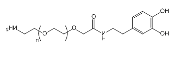 DA-PEG-NH2,Dopamine-PEG-Amine,多巴胺-聚乙二醇-氨基