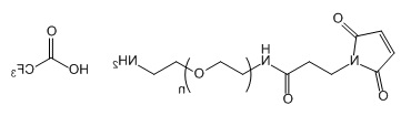 Mal-NH-PEG-NH2.TFA；马来酰亚胺-聚乙二醇-三氟乙酸铵盐；Mal-NH-PEG-NH2.CF3COOH