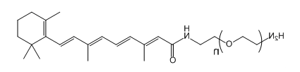 NH2-PEG-Retinoic acid；氨基-聚乙二醇-全反式维甲酸；Amine-PEG-Retinoic acid