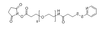 CAS：1252257-56-9；SDPD-PEG8-NHS；分子式：  C31H49N3O13S2
