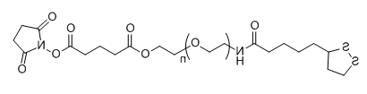 LA-PEG-SG；Lipoamido-PEG-Succinimidyl Glutarate ester