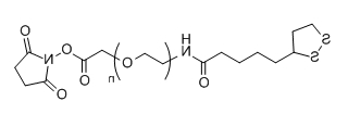 LA-PEG-SCM；Lipoamido-PEG-Succinimidyl Carboxymethyl Ester
