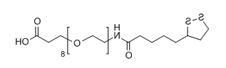 CAS：1334172-70-1；LA-PEG8-COOH；Lipoamido-PEG8-COOH