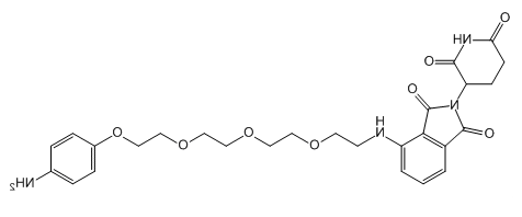 Pomalidomide-PEG4-Ph-NH2；1818885-63-0；泊马度胺-四聚乙二醇-苯胺